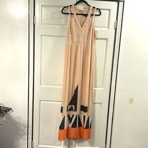 Pleated French Connection maxi dress
